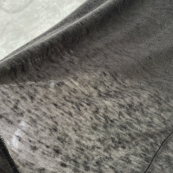 Women's H&M Divided High Low Burnout Short Sleeve Shirt Medium - Picture 9 of 12